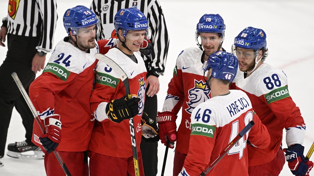 Čeští hokejisté porazili na MS Norsko 4:1
